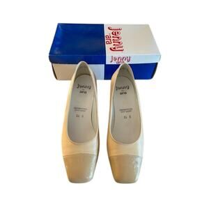 Y2K jenny by ara Milano Cap-Toe Pumps 8 – Beige/Tan Leather,